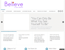 Tablet Screenshot of believeinyourdreams.com